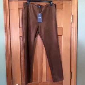 Chaps Suede leggings